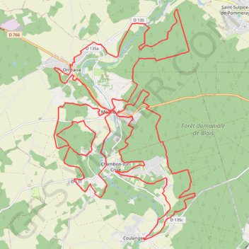 Itinéraire La Molineuvoise, distance, dénivelé, altitude, carte, profil, trace GPS