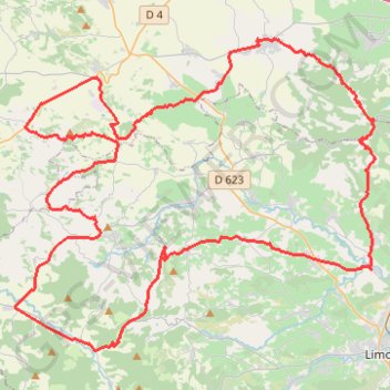 Itinéraire Lauraguel, distance, dénivelé, altitude, carte, profil, trace GPS