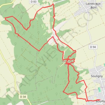 Itinéraire Rando des collines 2025 20km-21048339, distance, dénivelé, altitude, carte, profil, trace GPS
