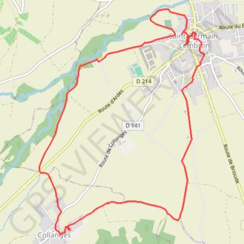Itinéraire Entre béal et pigeonniers - Saint-Germain-Lembron, distance, dénivelé, altitude, carte, profil, trace GPS