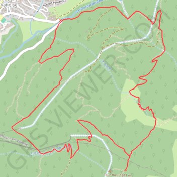 Itinéraire ChaillesMerle, distance, dénivelé, altitude, carte, profil, trace GPS