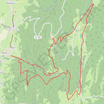 Itinéraire Bugey-Le Grand Colombier, distance, dénivelé, altitude, carte, profil, trace GPS