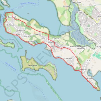 Itinéraire Pointe du Bil N°2, distance, dénivelé, altitude, carte, profil, trace GPS