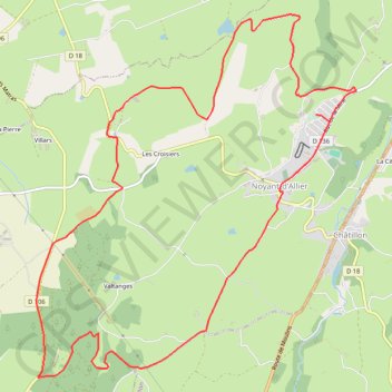 Itinéraire Le chemin de Jeanne, distance, dénivelé, altitude, carte, profil, trace GPS