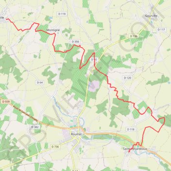 Itinéraire 2021-08-20-14-27-33, distance, dénivelé, altitude, carte, profil, trace GPS