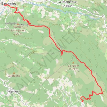 Itinéraire Tour des Baronnies provençales (Drôme) (2021), distance, dénivelé, altitude, carte, profil, trace GPS