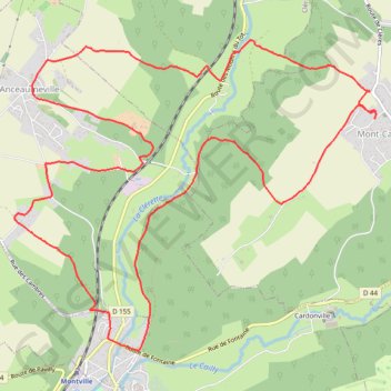 Itinéraire Rando Mont-Cauvaire, distance, dénivelé, altitude, carte, profil, trace GPS