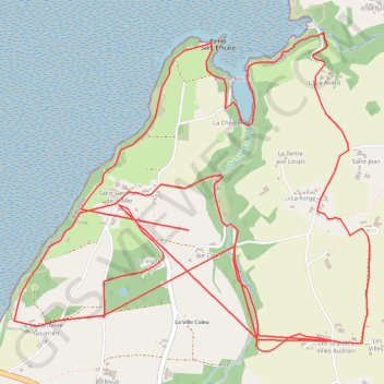 Itinéraire Rando Matignon, distance, dénivelé, altitude, carte, profil, trace GPS