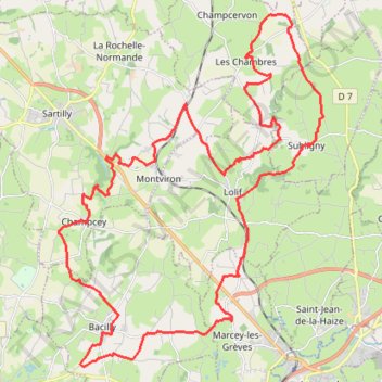 Itinéraire VTT 40 KM, distance, dénivelé, altitude, carte, profil, trace GPS