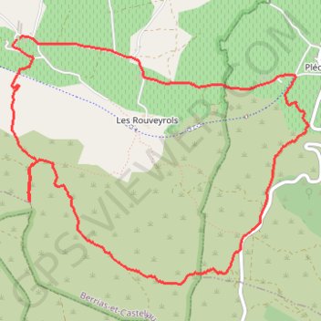 Itinéraire La Sarrazine, distance, dénivelé, altitude, carte, profil, trace GPS