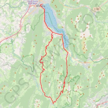Itinéraire _33_Combe_d_Ire, distance, dénivelé, altitude, carte, profil, trace GPS
