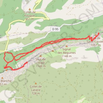 Itinéraire Le Paradis, distance, dénivelé, altitude, carte, profil, trace GPS
