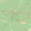 Itinéraire Fontainebleau, au gré des randonneurs, distance, dénivelé, altitude, carte, profil, trace GPS