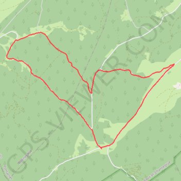Itinéraire Côte de Bonnevaux - Chantegrue, distance, dénivelé, altitude, carte, profil, trace GPS