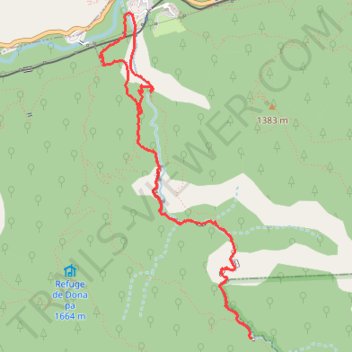 Itinéraire ITILAR066V52H1W1, distance, dénivelé, altitude, carte, profil, trace GPS