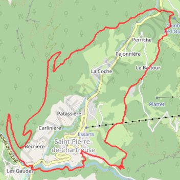 Itinéraire Le Champ Massot, distance, dénivelé, altitude, carte, profil, trace GPS