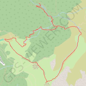 Itinéraire Grande Montagne d'Arvillard par les Sources du Gargoton depuis la Doua, distance, dénivelé, altitude, carte, profil, trace GPS