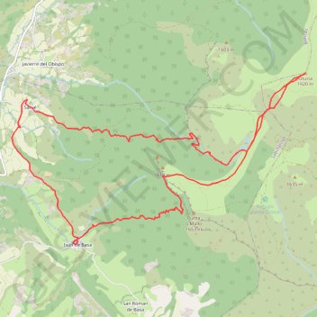 Itinéraire Oturia circular, distance, dénivelé, altitude, carte, profil, trace GPS