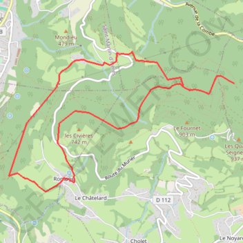 Itinéraire trail v2, distance, dénivelé, altitude, carte, profil, trace GPS