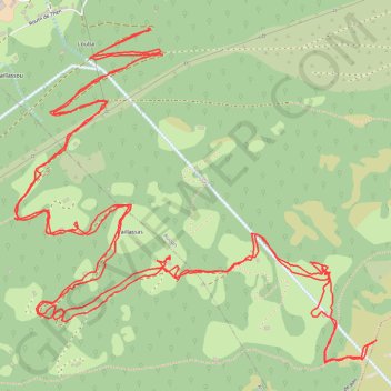 Itinéraire Paillassas, distance, dénivelé, altitude, carte, profil, trace GPS