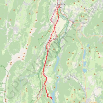 Itinéraire De Grenoble au lac de Monteynard à Treffort, distance, dénivelé, altitude, carte, profil, trace GPS