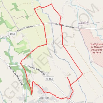 Itinéraire La randonnée du berger d'Ouillon, distance, dénivelé, altitude, carte, profil, trace GPS