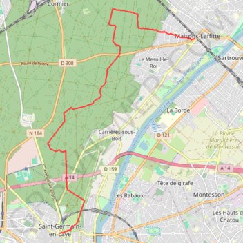 Itinéraire Notre Dame du Bon Secours, distance, dénivelé, altitude, carte, profil, trace GPS