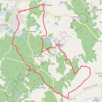 Itinéraire Randonnée autour du Paradis, distance, dénivelé, altitude, carte, profil, trace GPS
