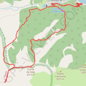 Itinéraire Pointe de la Corne du Bouc, distance, dénivelé, altitude, carte, profil, trace GPS