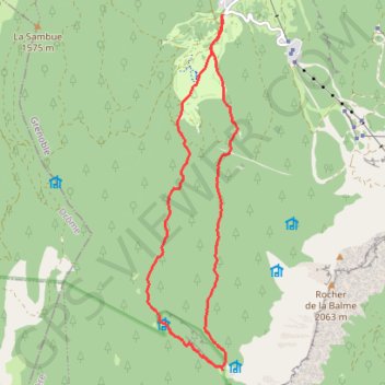 Itinéraire Corrençon, le Tour du Grand Pot, distance, dénivelé, altitude, carte, profil, trace GPS