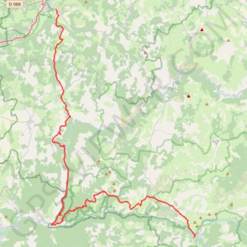 Itinéraire De La Canourgue à Meyrueis, distance, dénivelé, altitude, carte, profil, trace GPS