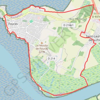 Itinéraire Parcours de la Presqu'ile, distance, dénivelé, altitude, carte, profil, trace GPS