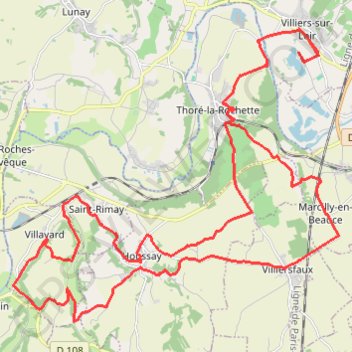 Itinéraire Parcours 5 M 2024-17961808, distance, dénivelé, altitude, carte, profil, trace GPS