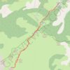 Itinéraire Les Cluots, distance, dénivelé, altitude, carte, profil, trace GPS