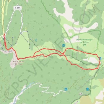 Itinéraire Pas de Chabrinel, distance, dénivelé, altitude, carte, profil, trace GPS
