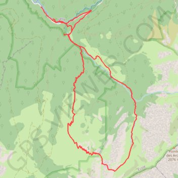 Itinéraire Beau mollard, distance, dénivelé, altitude, carte, profil, trace GPS