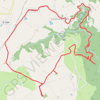 Itinéraire Cheval du roi Pylone Flauzins par Chapelle Saint Amans de Cadoule, distance, dénivelé, altitude, carte, profil, trace GPS
