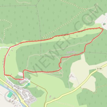 Itinéraire Pyrénées Comminges - Le Tour du Bois Perché, distance, dénivelé, altitude, carte, profil, trace GPS