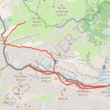 Itinéraire Casque, Tour et Taillon depuis le col des Tentes, distance, dénivelé, altitude, carte, profil, trace GPS