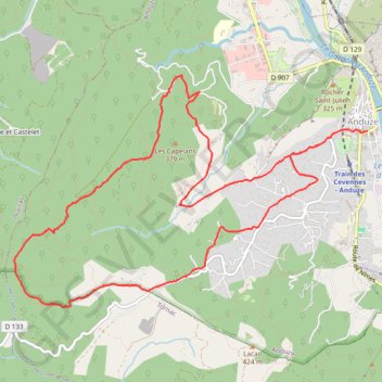Itinéraire Les Capélans, distance, dénivelé, altitude, carte, profil, trace GPS