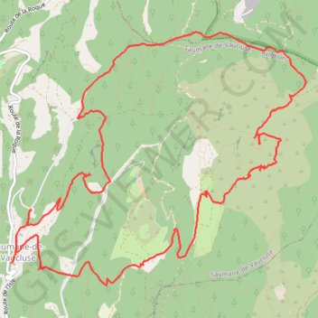 Itinéraire Saumane, distance, dénivelé, altitude, carte, profil, trace GPS