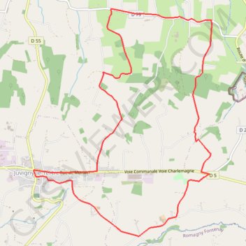 Itinéraire Vallée de la Sée - À travers bois et bocage, distance, dénivelé, altitude, carte, profil, trace GPS