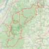 Itinéraire DE - 410km - Forêt Noire, distance, dénivelé, altitude, carte, profil, trace GPS