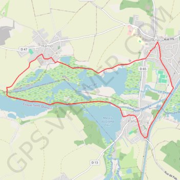 Itinéraire Circuit des aulx (Arleux), distance, dénivelé, altitude, carte, profil, trace GPS