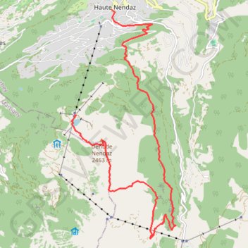 Itinéraire Randonnée Basso d'Alou, distance, dénivelé, altitude, carte, profil, trace GPS