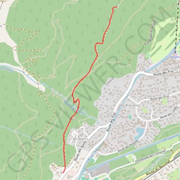 Itinéraire NewTrack, distance, dénivelé, altitude, carte, profil, trace GPS