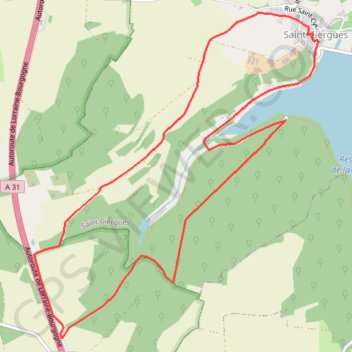 Itinéraire Saint ciergues bois de chauvelin, distance, dénivelé, altitude, carte, profil, trace GPS