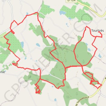 Itinéraire De Tourtrès à Saint-Barthelemy, distance, dénivelé, altitude, carte, profil, trace GPS