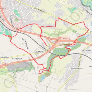 Itinéraire Langueux yffiniac maison neuve,, distance, dénivelé, altitude, carte, profil, trace GPS