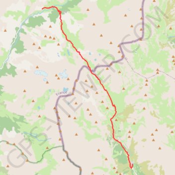Itinéraire Via Alpina - Maljasset > Chiappera, distance, dénivelé, altitude, carte, profil, trace GPS